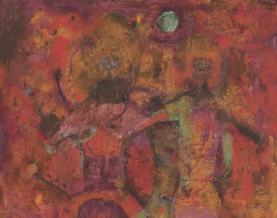 Impresión en lienzo de bailarines Rufino Tamayo 16 x 20 Foto 1 de 4