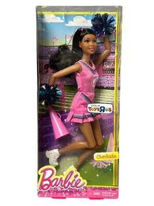 Mattel 2012 Barbie Cheerleader Toys R Us Y7482 Jointed Olive Skin NIB Very Rare - Picture 1 of 12