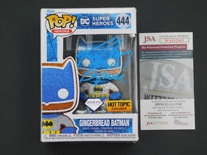 Kevin Conroy Signed Vinyl Funko Pop! 444 DC Super Heroes Gingerbread Batman JSA - Bild 1 von 8