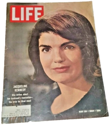 May 29, 1964 LIFE Magazine Mrs JFK Kennedy 60s advertising ads FREE SHIP 5 Jacki - Image 1 of 4
