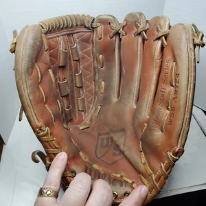 Guante de béisbol Wilson American Cowhide Staff Series WS6 A9724 doble bisagra - Imagen 1 de 8