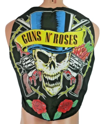 Chaleco All Over Nuevo sin Etiquetas Guns and Roses De Colección 1987 Roma Tour Appetite for Destruction L Foto 1 de 4