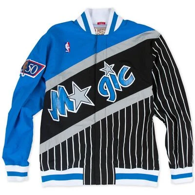 Chaqueta de calentamiento Mitchell & Ness NBA AUTÉNTICA PARA HOMBRE - ORLANDO MAGIC 96-97 Foto 1 de 2
