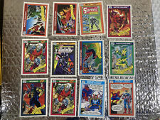 13 Cards Lot 1990 Marvel Impel Cards Iron Man Spider-man