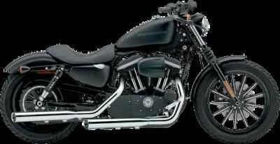 Cobra Chrome 3 英寸一脚蹬消声器 带斜切头 Sportster 883 低 05-10 — 第 1/4 张图片