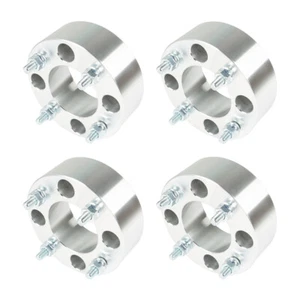Separadores de rueda para Honda 4x110 2" 74 mm diámetro de buje M10x1,25 tacos 4 piezas plateados - Imagen 1 de 9