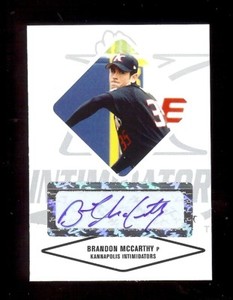 BRANDON McCARTHY Los Angeles Dodgers Certified Baseball Rookie Card AUTOGRAPH RC