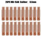 Precision Machined Gas Nozzles For Mb15ak Welding Torch 20Pc Kit Easy To Use