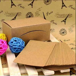 100pcs Kraft DIY Business Card, Name Message Tag, Private Note, Flash Card - Picture 1 of 1