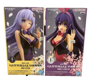 BANPRESTO Date A Live GLITTER & GLAMOURS TOHKA YATOGAMI&MIKU IZAYOI set Bunny - Picture 1 of 14