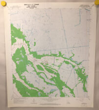 Vintage Gheens Quadrangle Louisiana Lafourche Parish 1963 Geological Survey Map