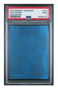 1992 MARVEL UNIVERSE HOLOGRAM #H-3 WOLVERINE PSA 9 - Picture 1 of 3