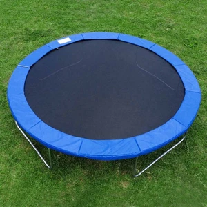 15' FT Round Trampoline Safety Pad Replacement EPE Foam Blue Spring Frame Cover - Picture 1 of 12