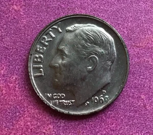 1969D JEFFERSON DIME ERROR MISSING REVERSE LETTERS ‘US U’ & RIM ERROR - Picture 1 of 6