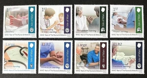 ISLE OF MAN  2020  YEAR OF THE NURSE AND MIDWIFE  SET OF 8   MNH - Picture 1 of 1