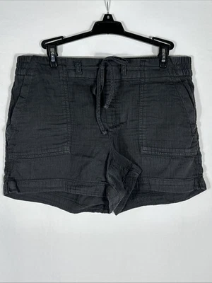 Pantalones Cortos Old Navy 100% Algodón Negro Algodón Gasa Mujer Informal Cordón Talla M Foto 1 de 4