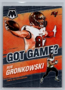 2021 Panini Mosaic #GG-1 ROB GRONKOWSKI Hai gioco? Inserto Buccaneers - Foto 1 di 2