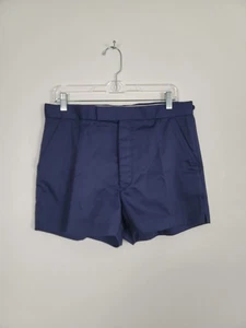 Pantalones Cortos Chinos Tenis Sobre la Rodilla 34 Para Hombre Streetwear De Colección Años 80 Azul Marino 3" Insea - Imagen 1 de 8