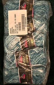 Lot of 5 skeins of Himalaya 100% cotton yarn - Denim 115-23 Turquoise - Picture 1 of 2