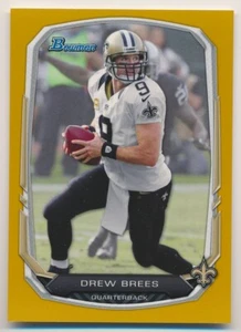 Drew Brees #60 2013 Bowman Fútbol Oro Paralelo 30/75 Santos - Imagen 1 de 2