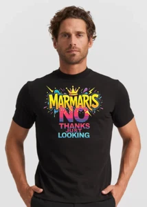 Marmaris Tshirt Design Stop Stress Shopping Unikat Design schwarz oder weiß - Bild 1 von 8