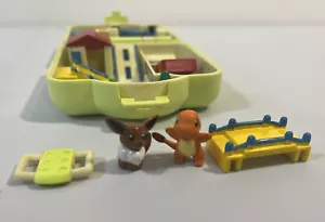 TOMY 1997 Polly Pocket Nintendo Pokemon Center Playset Charmander Eevee - Picture 1 of 4