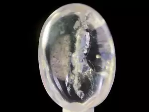 FLUORITA en CUARZO TRANSPARENTE, cabujón de cristal - piedras preciosas, fabricación de joyas, 47464 - Imagen 1 de 4