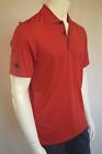 NEW ADIDAS Performance Solid Polo Shirt  For MEN SZ Small in POWER RED