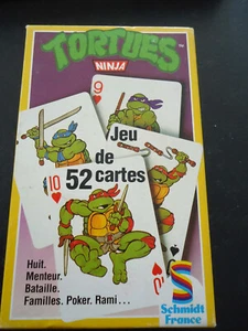 Ancien jeu de cartes TORTUES NINJA TMNT SCHMIDT complet - Photo 1/3