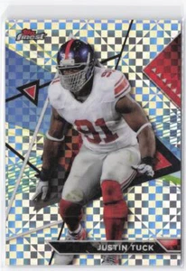 2023 Topps Composite Justin Tuck #223 Finest Checkerboard Refractor - Picture 1 of 2