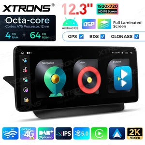12.3" Android 14 8-Core Car Stereo GPS Navi For Benz E-Class A207 C207 2015-2016 - Picture 1 of 19