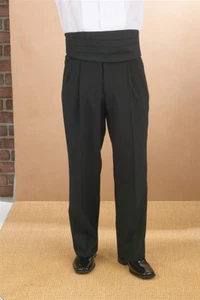 100% wool Tuxedo pants 30-31-32 waist Prom/Wedding/Band/Choir - Picture 1 of 1