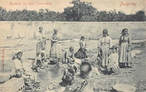 Italia - PALERMO - Lavandaie - Ed. Devaux - Picture 1 of 2