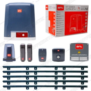KIT cancello scorrevole BFT DEIMOS BT A600 ULTRA 24V + 5 mt CREMAGLIERA R925268