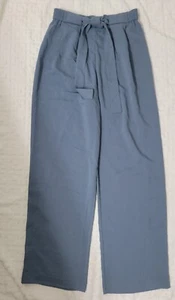 Pantalones elásticos de pierna ancha hasta el tobillo C by One Azul Certeza XS Nuevos con etiquetas - Imagen 1 de 5