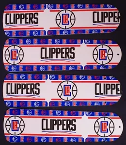 New LA LOS ANGELES CLIPPERS BASKETBALL 42" Ceiling Fan BLADES ONLY - Picture 1 of 1