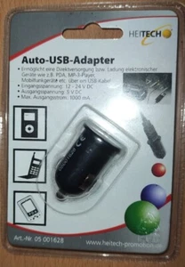 Heitech - Auto-USB-Adapter - Autosteckdose USB - neu - OVP - mini Ladeadapter - Bild 1 von 2