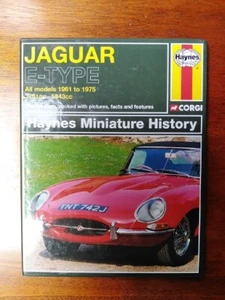 JAGUAR E TYPE 1961-75 Haynes Miniature Series/ Corgi Vanguards Mini Manual - Picture 1 of 7