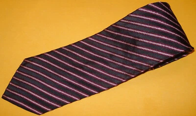 CORBATA A RAYAS CORNELIANI HECHA EN ITALIA MARRÓN/ROJO/BLANCO - CORBATAS - CORBATAS DE DISEÑADOR. Foto 1 de 3