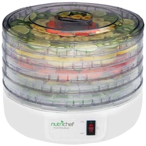 Deshidratador de alimentos, encimera eléctrica cocina NutriChef conservador de alimentos PKFD12 - Imagen 1 de 12