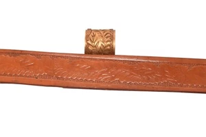 Massiver Messing Ledergürtel Prägewalze Design K9, Walzendurchmesser 38 mm x 30 mm - Bild 1 von 2