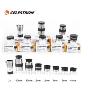 Celestron 1.25" Omni Plossl Eyepiece 4/6/9/12/15/32/40mm for Astronomy Telescope - Picture 1 of 47