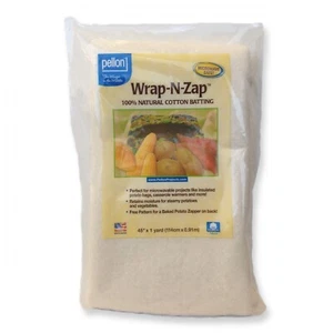 Pellon WRAP-N-ZAP 100% cotone naturale ~ Perfetto per ciotola a microonde accogliente - Foto 1 di 1