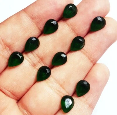 Green Garnet Loose Gemstone 9.00 Ct/ 11 pcs Lot With Free Gift - Image 1 of 4
