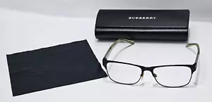 Burberry B 1289 1007 Black Eyeglasses Frames 55-16-140, Nova Check - Picture 1 of 10