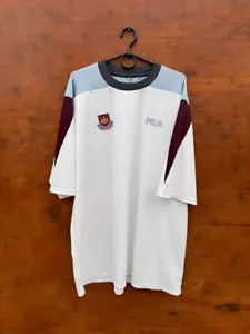 CAMISETA FUTBOL ENTRENAMIENTO WEST HAM UNITED 1999/2000 FILA XXL - Imagen 1 de 8