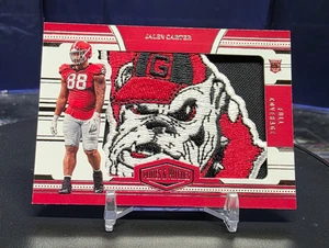 2023 Panini Chronicles Plates Patches Jalen Carter Retro BullDawg Logo* READ🔥 - Picture 1 of 8