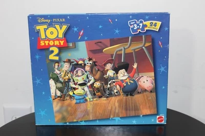 Puzzle Toy Story 2 24 Pièces Disney Pixar Film Woody Buzz 1999 Mattel 42171 Neuf - Photo 1/4