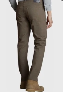 English Laundry Men’s Pants 38x34 Brown Stretch Dress Casual Trousers Slim Fit - Picture 1 of 9