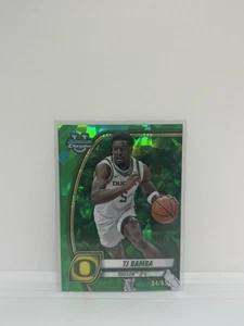 2024-25 Bowman University Sapphire - #74 TJ Bamba Green Sapphire /65 Color Match - Picture 1 of 2